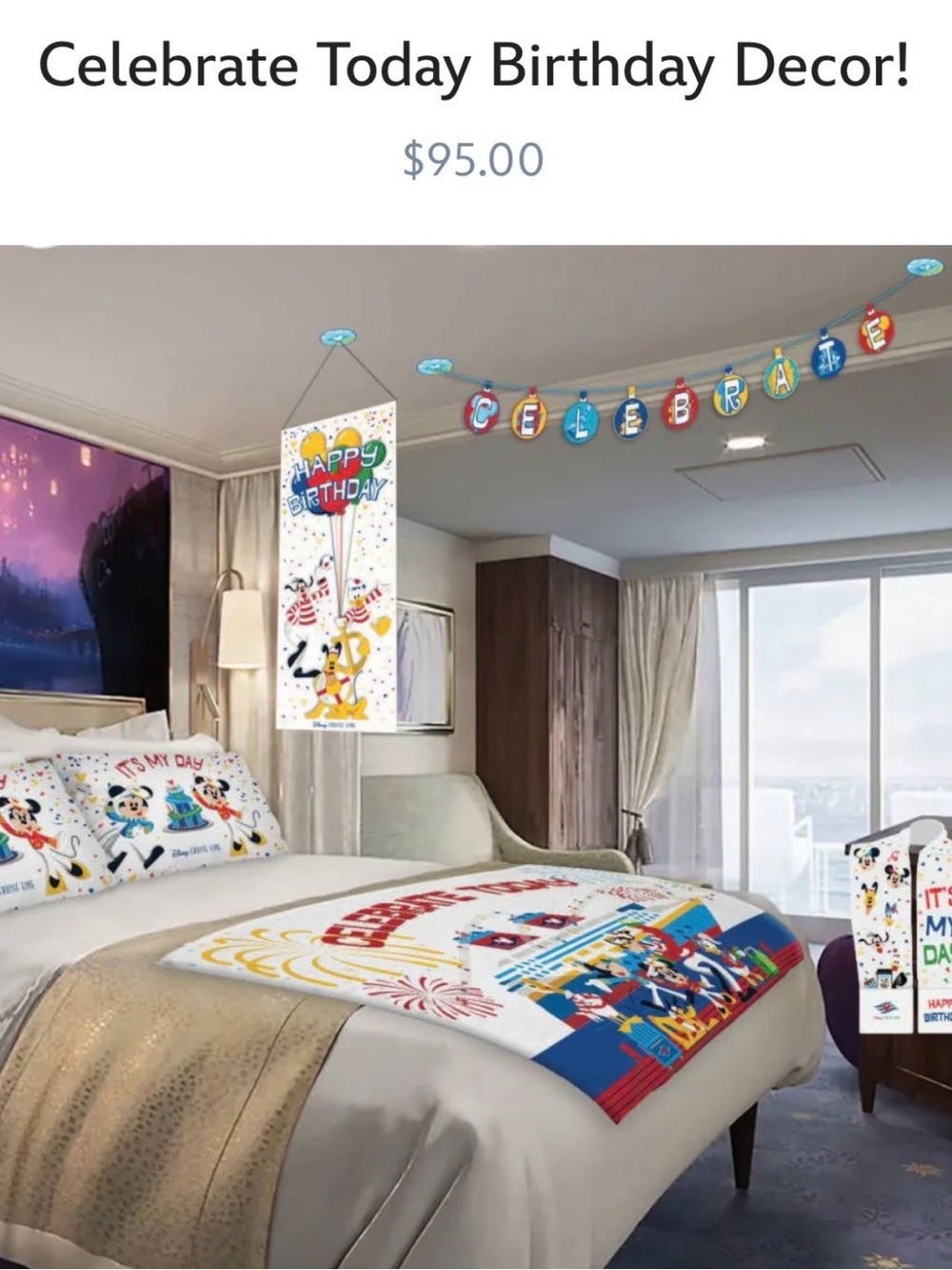 Disney Mickey & Friends 'Celebrate Today' Bright Multicolor Bedding - Picture 6 of 10